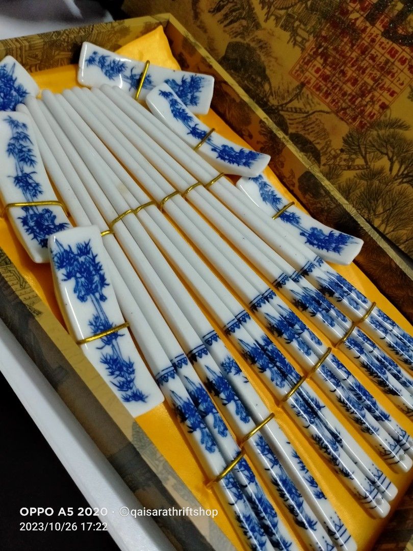 Porcelain chopsticks on sale
