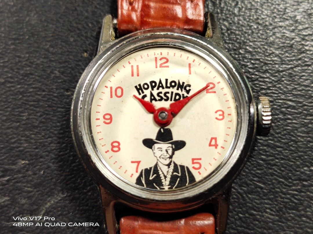 Vtg Hopalong Cassidy(Timex) Mechanical HandWinding Ladies Watch, Women