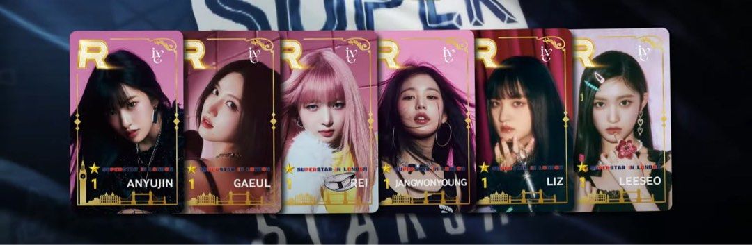 [WTS/LFB] IVE SUPERSTAR STARSHIP LONDON SPECIAL LUCKY DRAW PC YUJIN GAEUL  REI WONYOUNG LEESEO LIZ