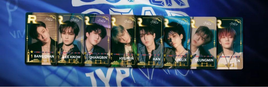 [WTS/LFB] STRAY KIDS SUPERSTAR JYP LONDON SPECIAL EVENT LUCKY DRAW PCS CHAN  LEE KNOW HYUNJIN CHANGBIN SEUNGMIN FELIX HAN JEONGIN