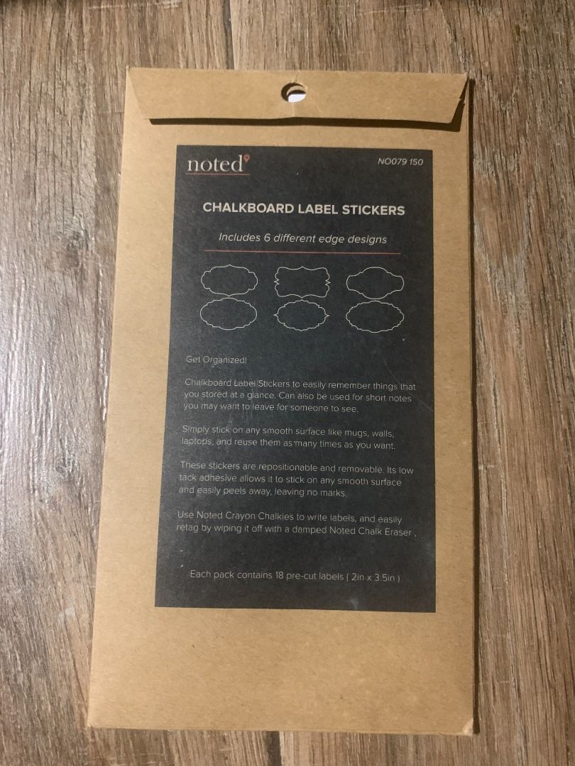 [10] chalkboard label stickers (Category: Craft Supplies & Tools) located in Marikina City. Submitted by theflos (Listing ID 1262554599, Image 2). Description: .