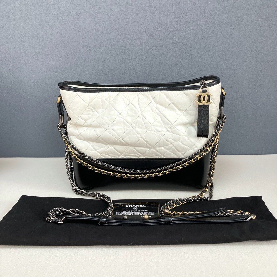 Authentic Chanel New Medium Black Gabrielle Hobo bag with Strap, Luxury,  Bags & Wallets on Carousell