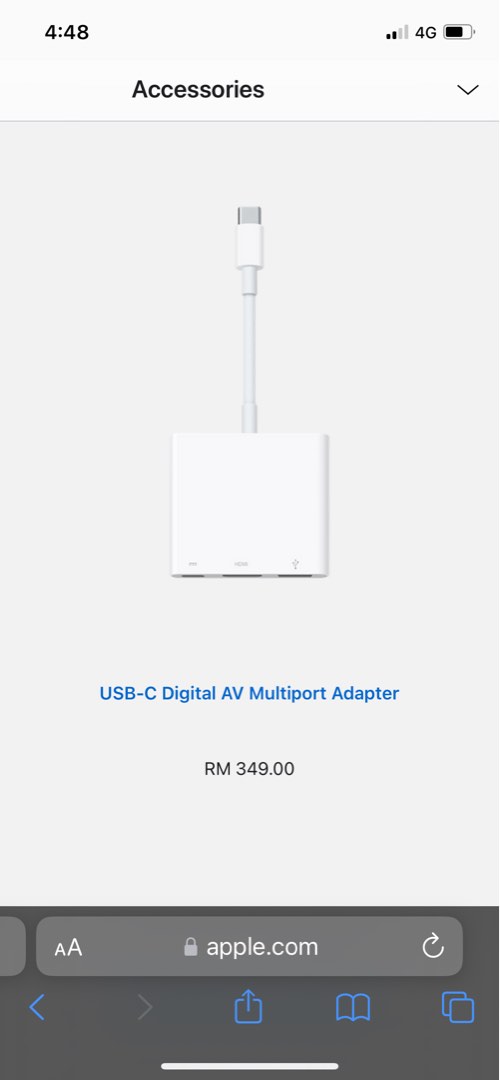 Apple USB-C Digital AV Multiportアダプタ - MacBookアクセサリー