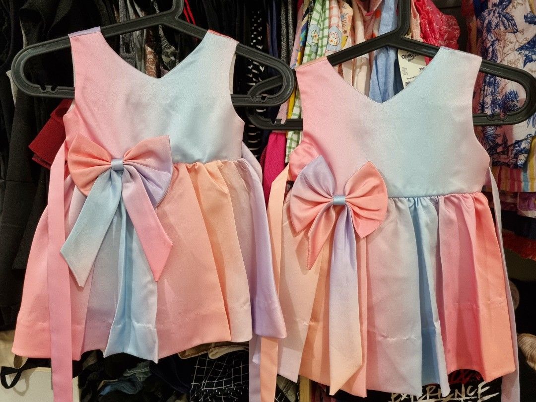 Rainbow outlet baby dress