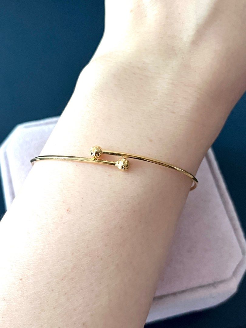 SALE 18k gold bangle 10172 Women s Fashion Jewelry Organisers