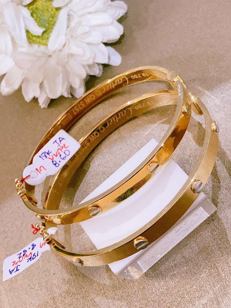 Two tone bangle bracelet new arrivals