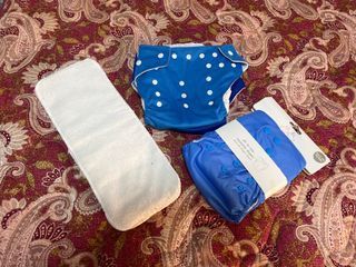 Take all - 3  Brandnew Reusable Diapers and 5 free inserts
