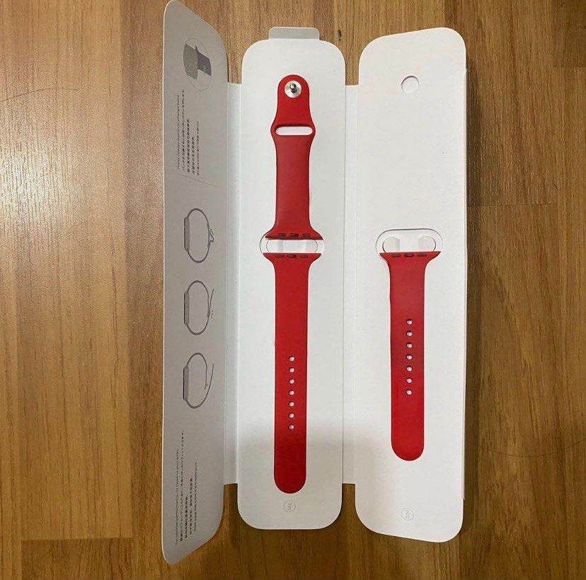Apple watch sport band product red on sale