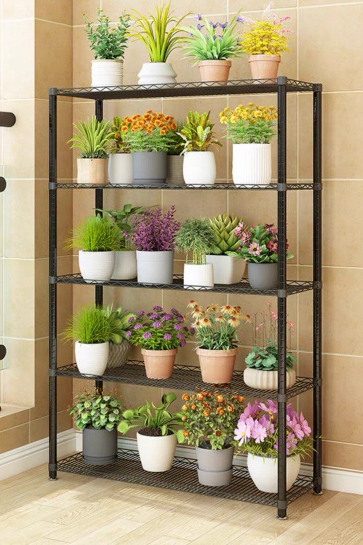 5 Tier Rack Shelves, Furniture & Home Living, Furniture, Shelves ...