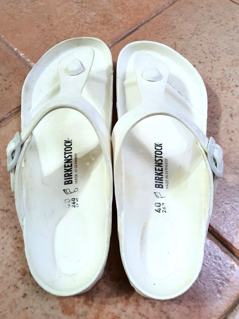 White birkenstocks size top 40