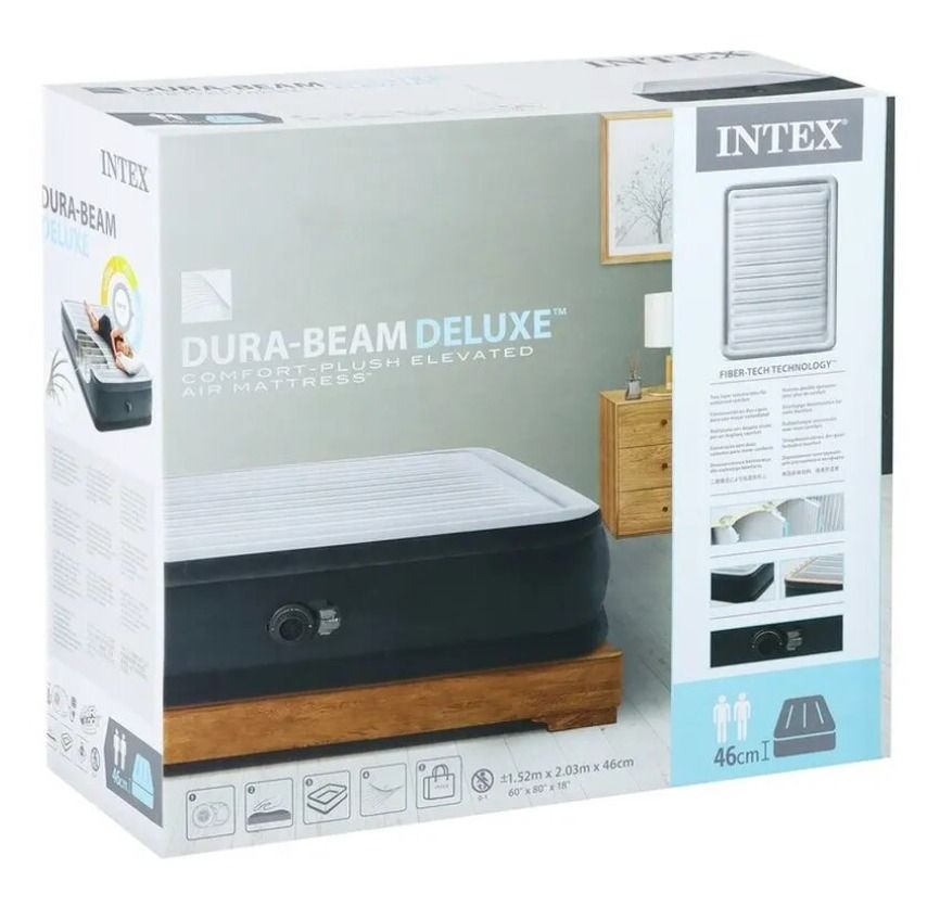 Intex dura beam dream lux airbed sales