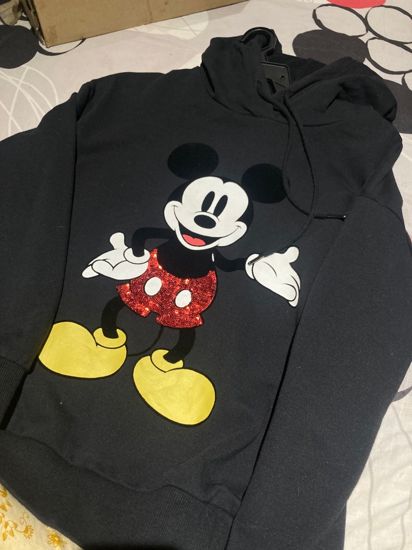 Mickey mouse store black hoodie