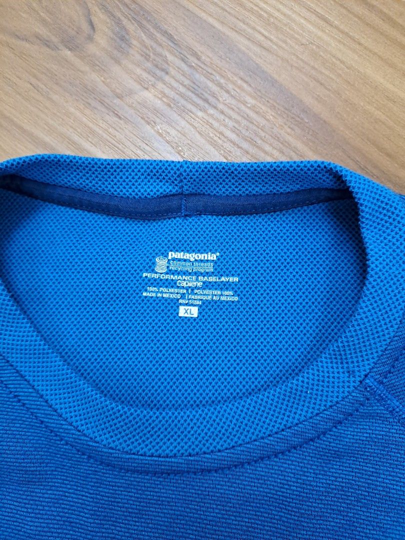 USED Patagonia Performance Baselayer Capilene 3 Shirt Women XL