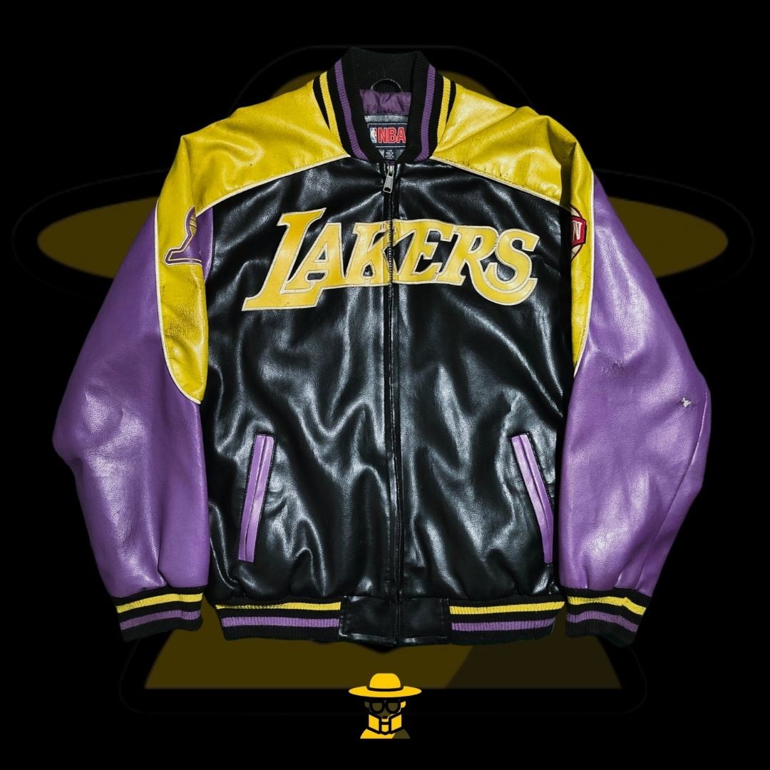 Lakers 90s Reversible Leather Jacket - ジャケット・アウター