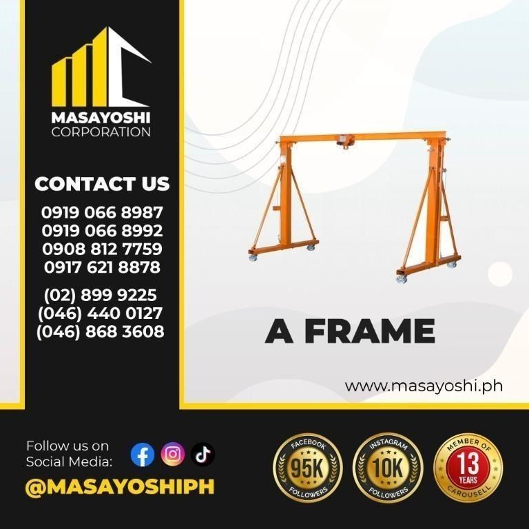 A Frame Lifting Frame Lifting Equipment, Commercial & Industrial