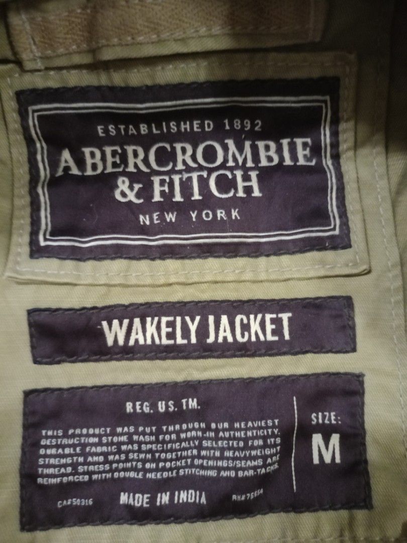 Abercrombie and deals fitch wakely jacket