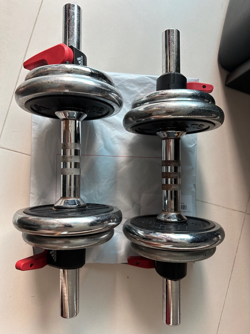 Adidas dumbbell set deals