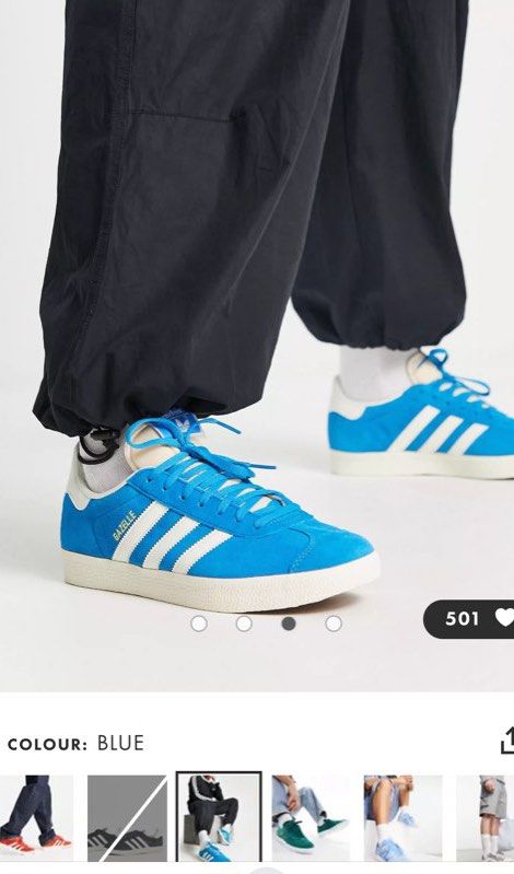 Gazelle trainers clearance blue