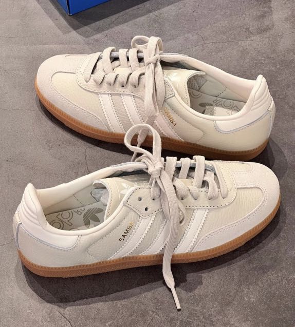 Adidas samba cheap chalk white