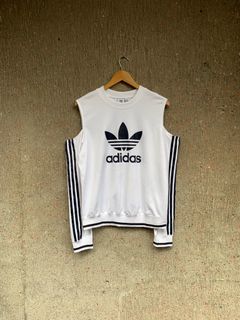 Adidas cold shoulder sales top