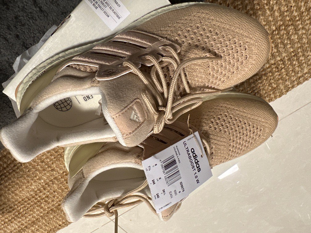 Adidas ultra boost top ash pearl size 6