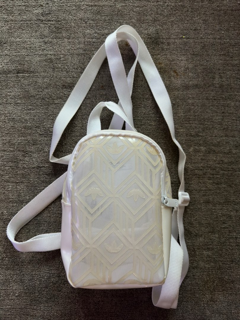 Adidas white mini backpack Women s Fashion Bags Wallets