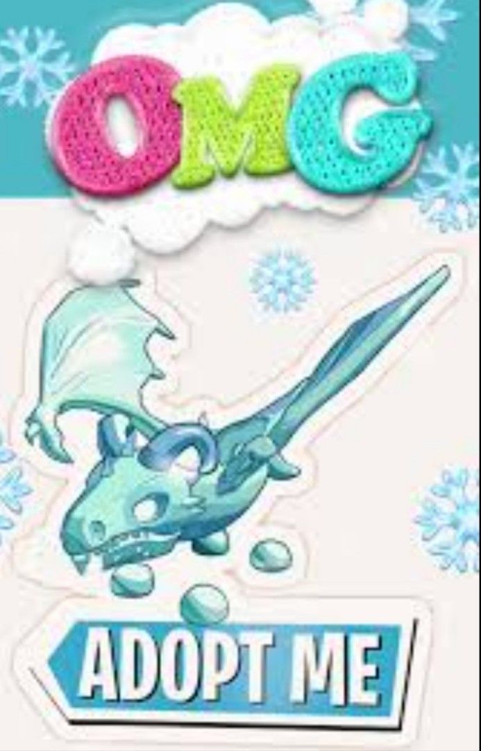 ADOPT ME FR FROST DRAGON, Video Gaming, Gaming Accessories, In-Game ...