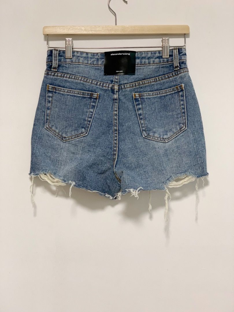 Alexander wang 2024 denim shorts
