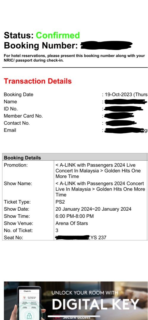 Alin with passengers 2024 Concert live in Malaysia, Tickets & Vouchers