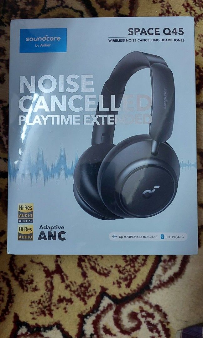 Anker A3040 Soundcore Space Q45 ANC Headphone, Audio, Headphones