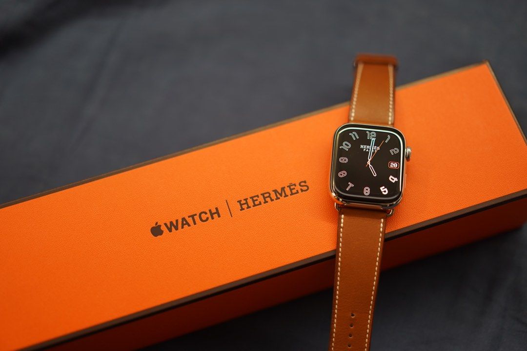 Apple Watch Hermes S7 45MM, 手提電話, 智能穿戴裝置及智能手錶 
