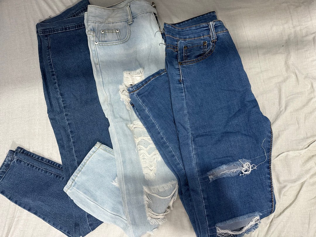 Assorted jeans, Women's Fashion, Bottoms, Jeans on Carousell
