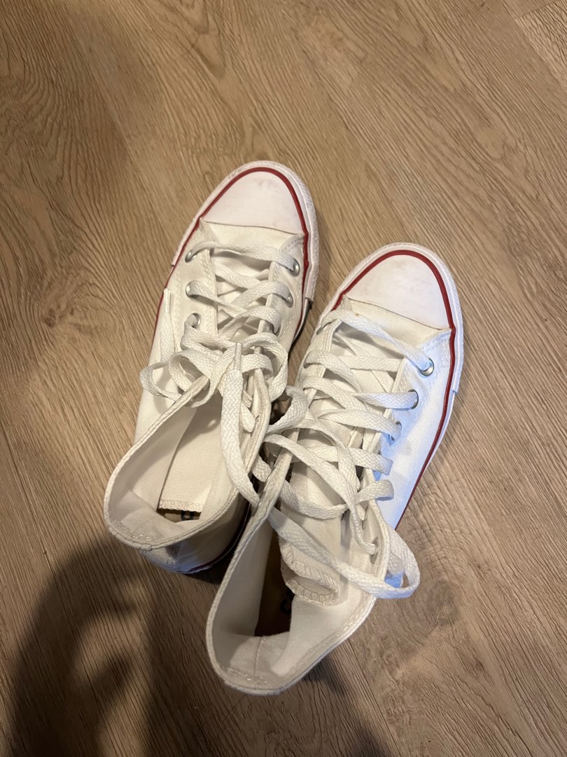 Authentic Converse All Star White High Top Women s Fashion
