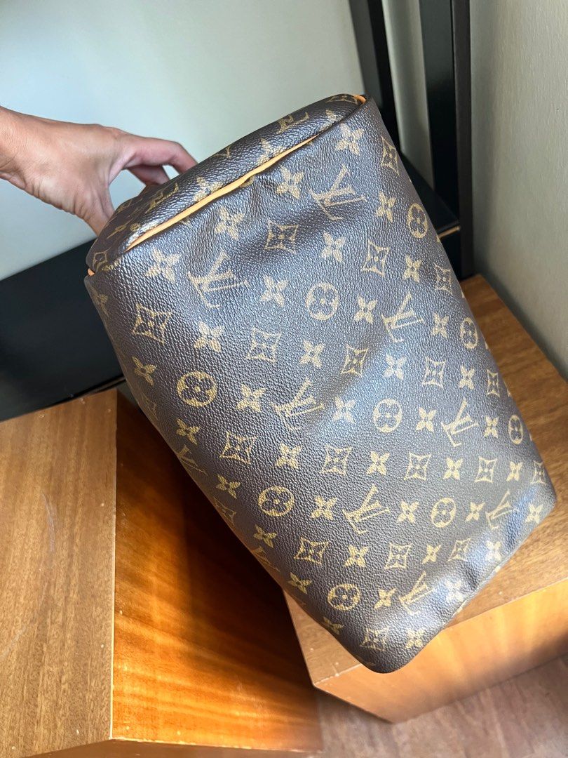 RESERVED*🔵🟣Louis Vuitton Limited Edition Totem Speedy 30, Luxury, Bags &  Wallets on Carousell