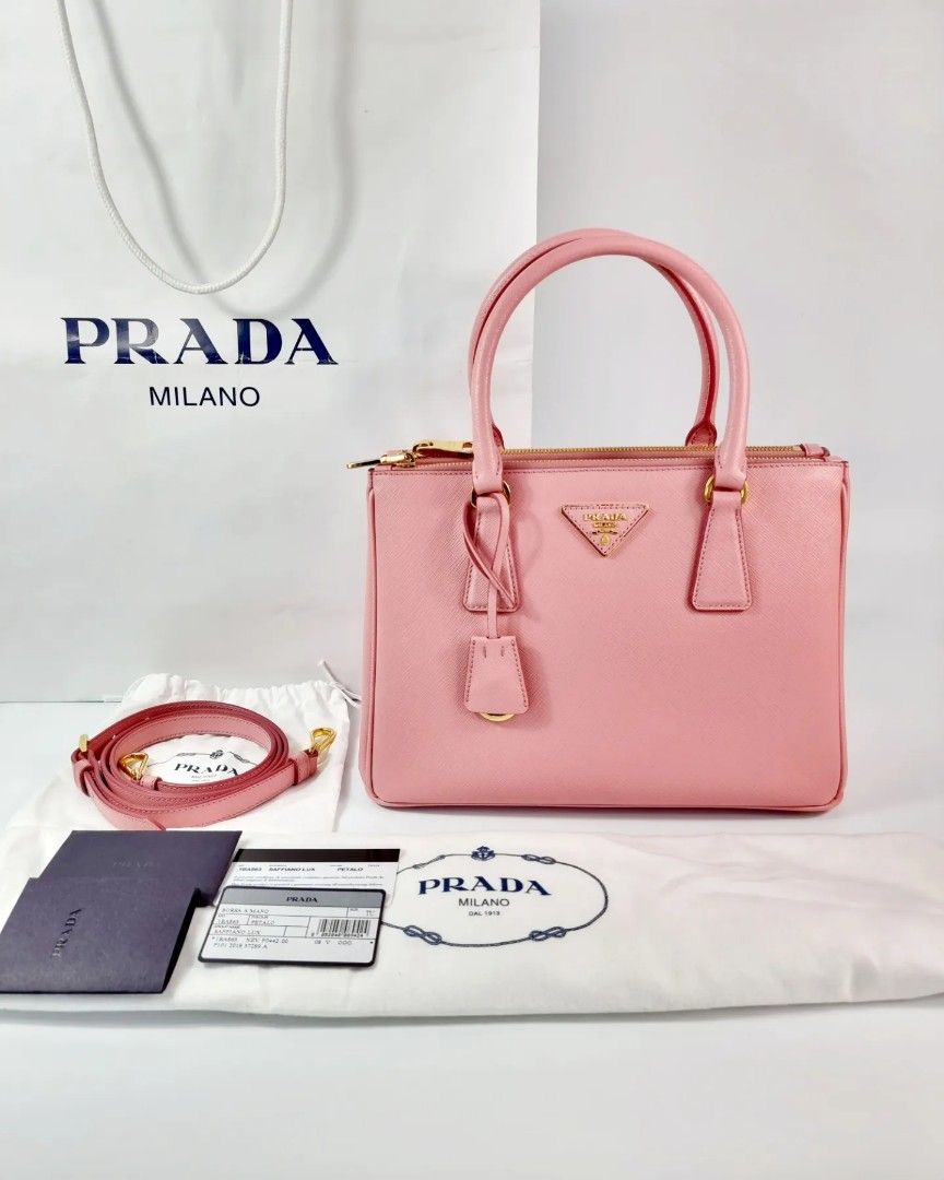 Prada, Bags, Soldauthentic Prada Sakura Pink Wallet