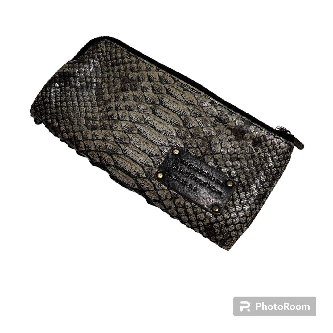 Snake best sale leather purse