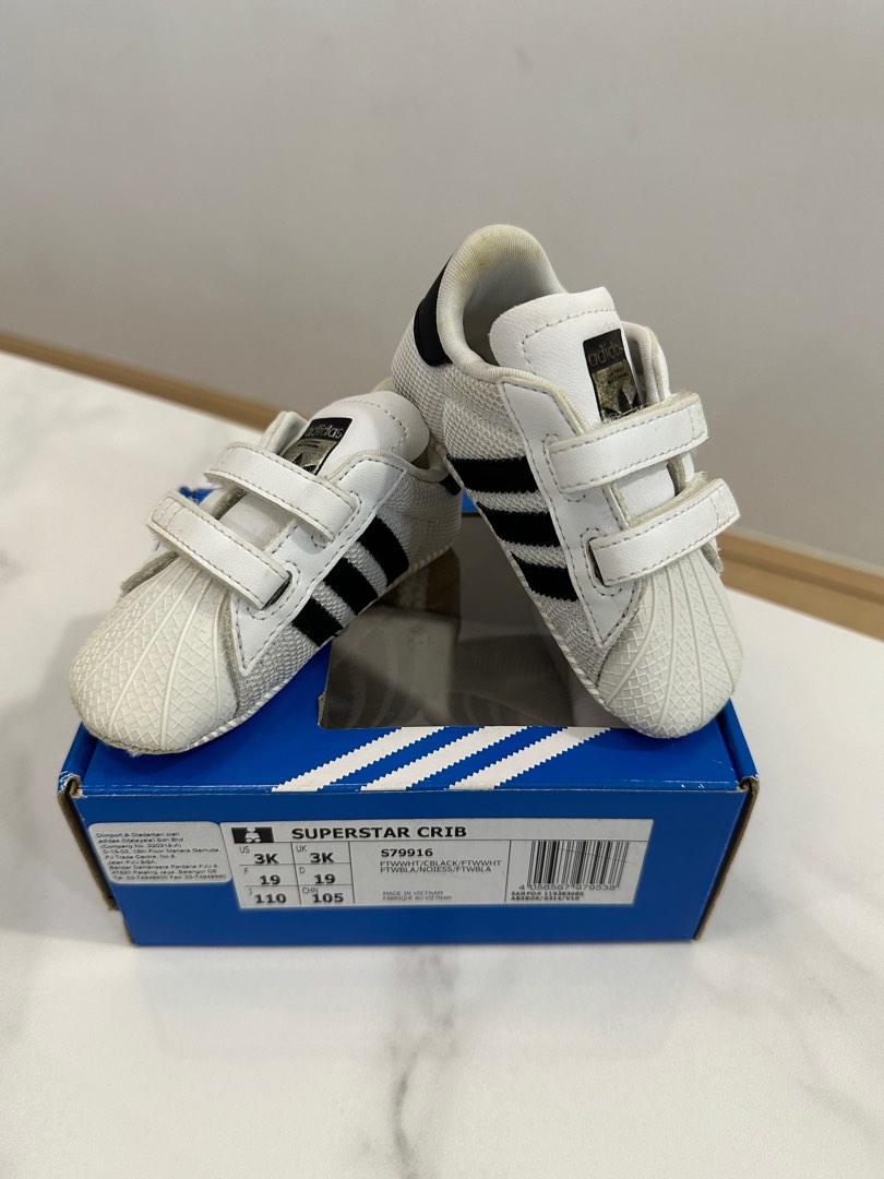 Infant adidas crib shoes top