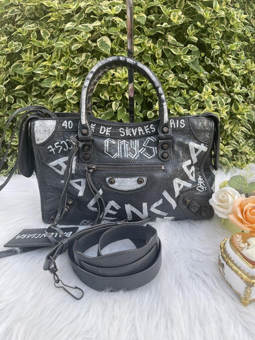 Balenciaga Graffiti Waist Bag, Luxury, Bags & Wallets on Carousell