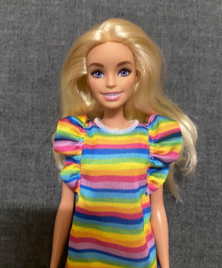 Barbie deals with braces