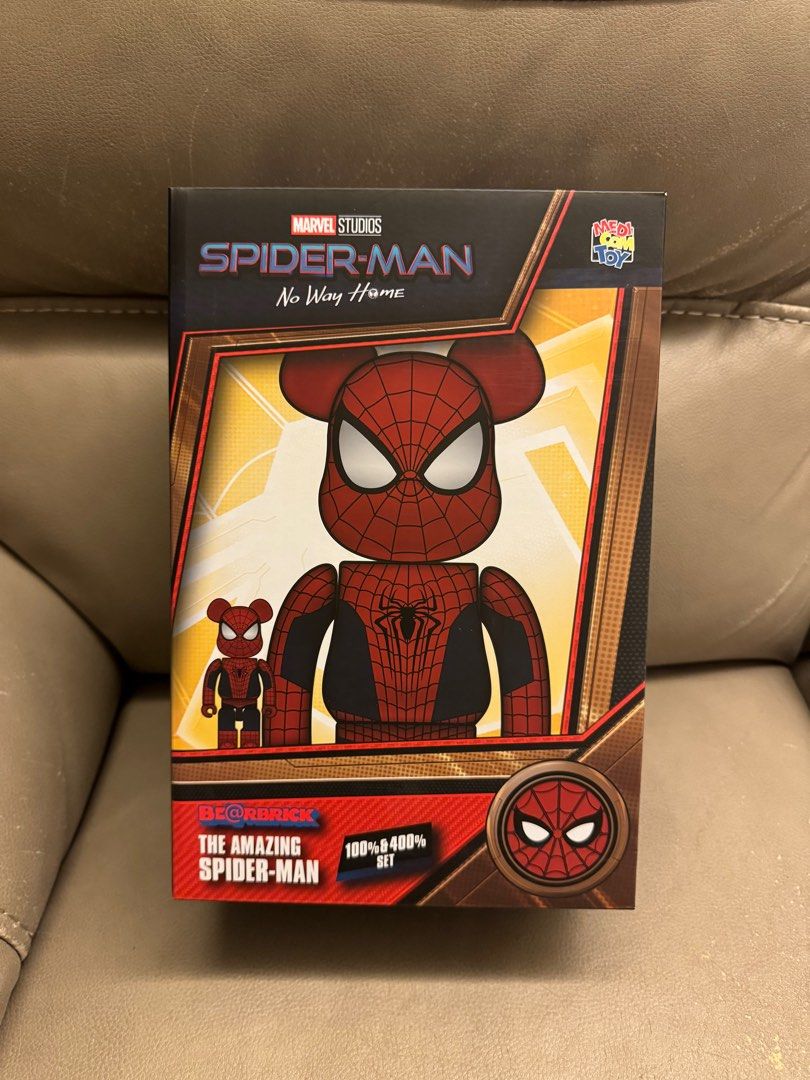 Bearbrick Marvel Spider-Man No Way Home The Amazing Spider-Man 100