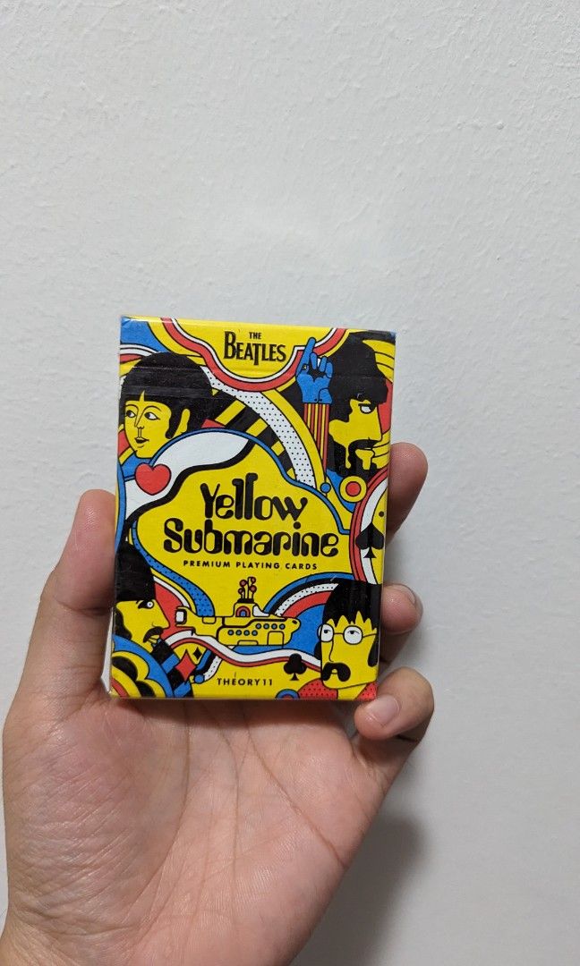 Jeu De Cartes The Beatles Yellow Submarine – Theory11 – Neuf