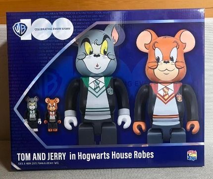 BEBRICK BE@RBRICK TOM AND JERRY in Hogwarts House Robes 100