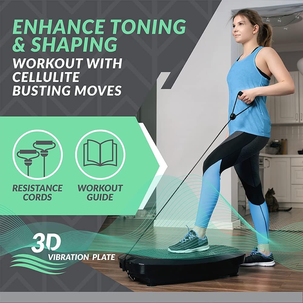 Bluefin Fitness Dual Motor 3D Vibration Platform Oscillation