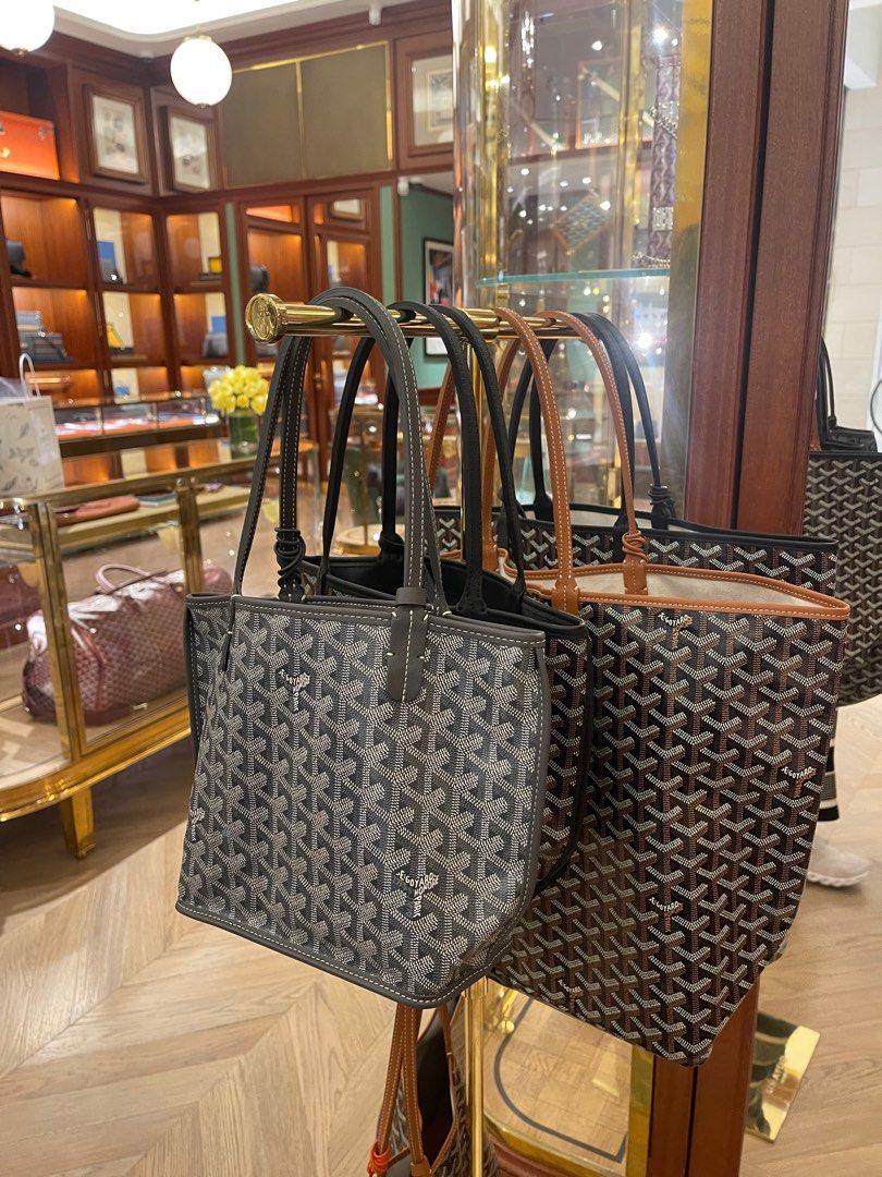 Goyard Anjou Tote Mini Grey