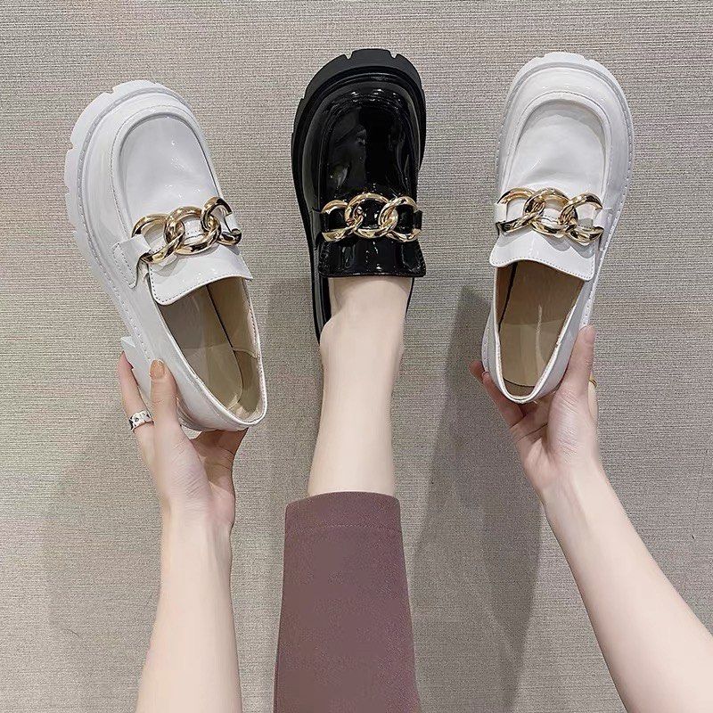 White wedge loafers hotsell