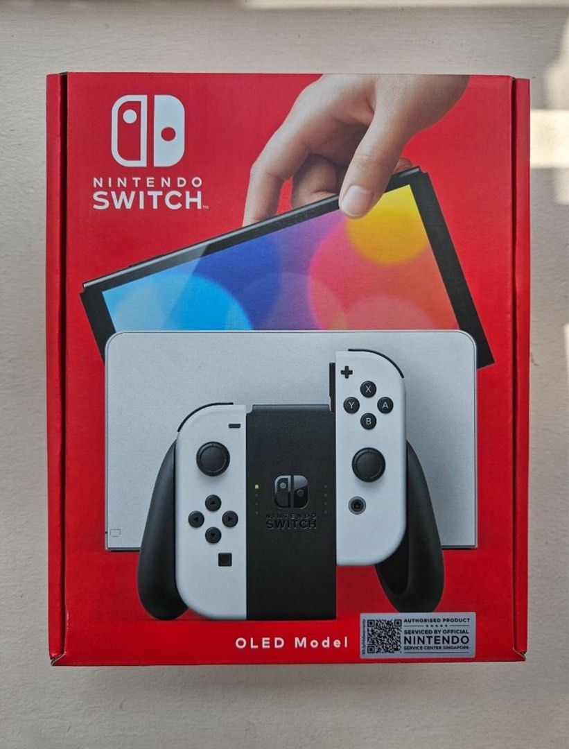 Oles Switch BNIB Nintendo Switch White Oled (64gb), Video Gaming, Video Game ...
