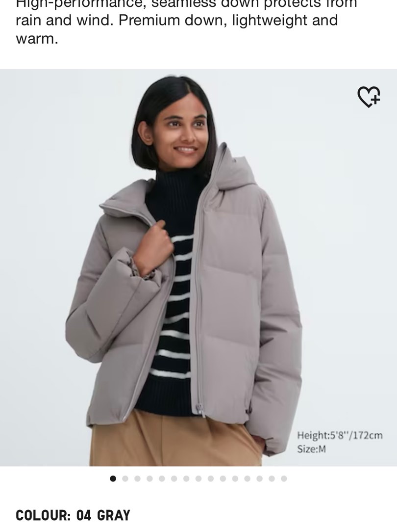 BNWT UNIQLO SEAMLESS DOWN PARKA Women s Fashion Coats Jackets and Outerwear on Carousell