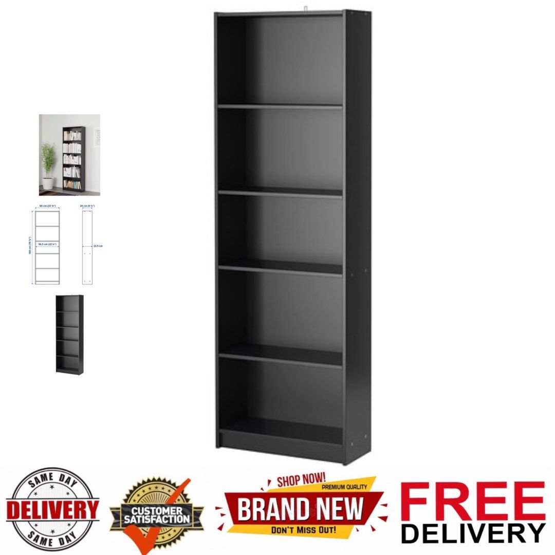 Finnby bookcase deals black