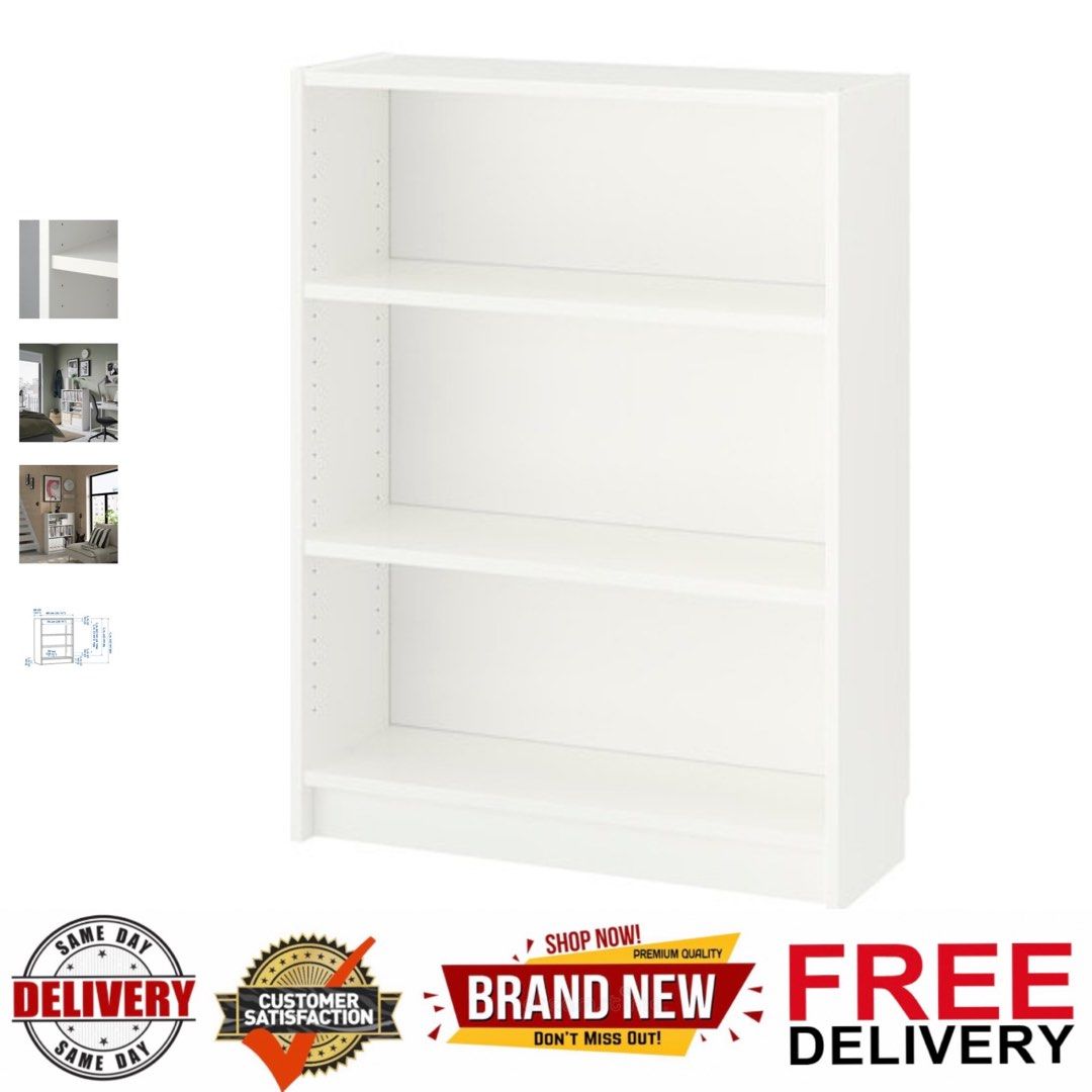 Billy bookcase shop white 80x28x106 cm