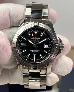 Breitling Avenger 43MM Black Dial Steel Bracelet (A17318)